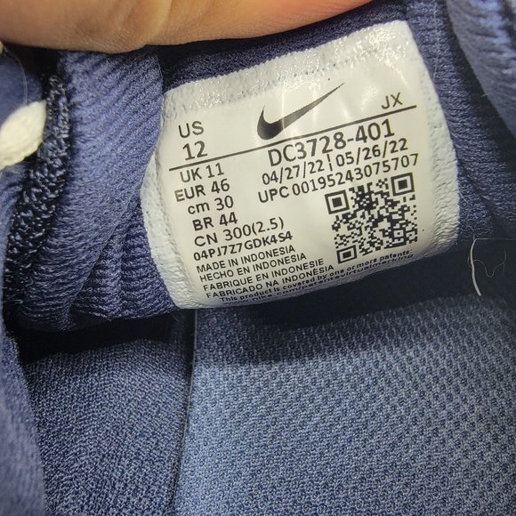 Nike Revolution 6 Next Nature Mens 12 Midnight Blue Athletic Shoes DC3728-401 - Picture 9 of 13